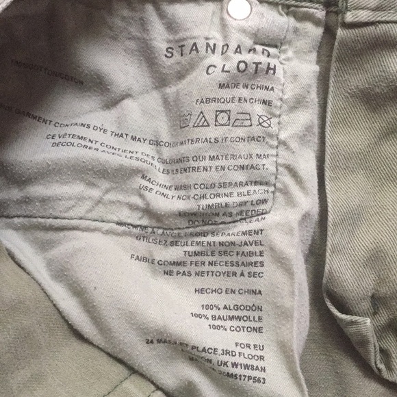 Green denim pants. - Picture 4 of 4